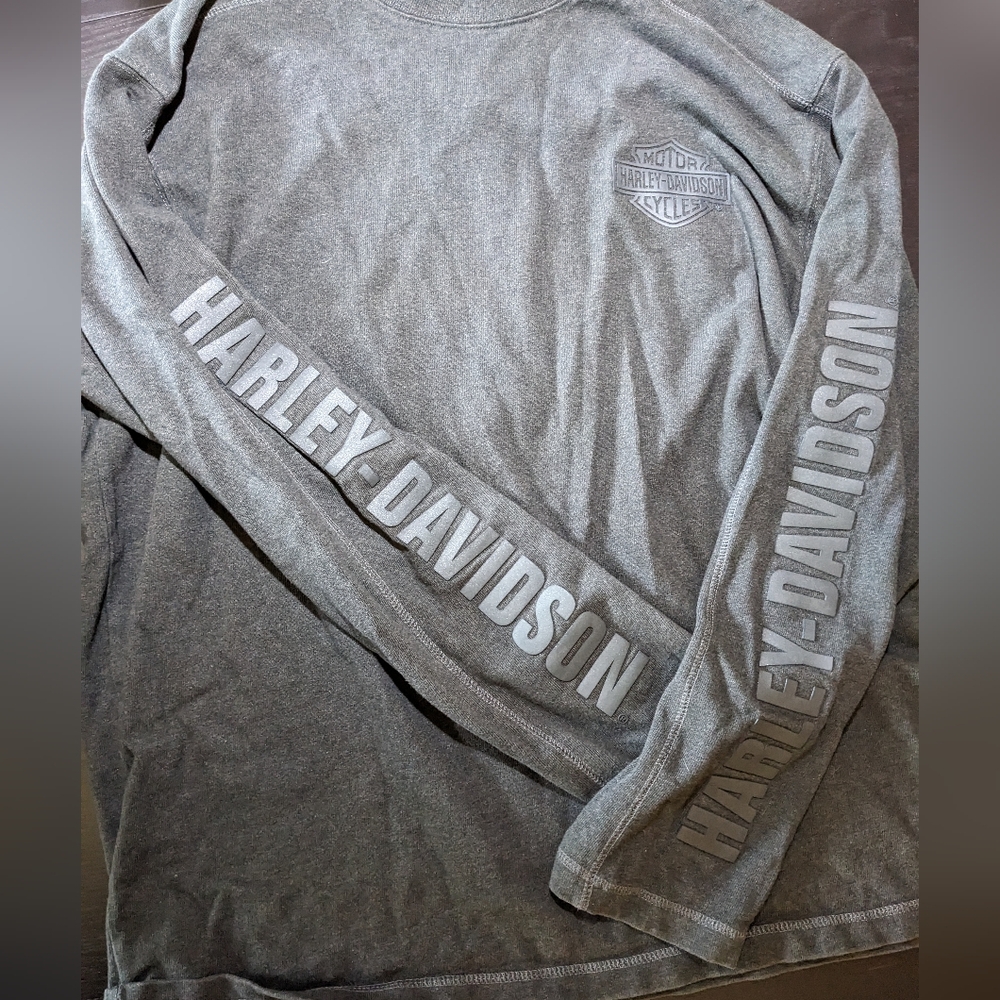 Men's XL Harley Davidson long sleeve tee - Picture 2 of 6